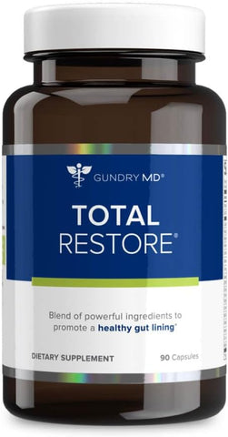 Suplemento Gundry MD® Total Restore® para Saúde Intestinal e Suporte à Mucosa Intestinal – 90 Cápsulas