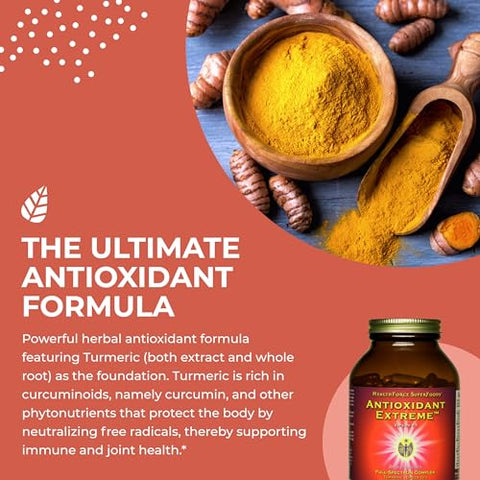 Antioxidant Extreme – 360 VeganCaps | Poderosos Antioxidantes Veganos | 360 cápsulas veganas - HEALTHFORCE SUPERFOODS