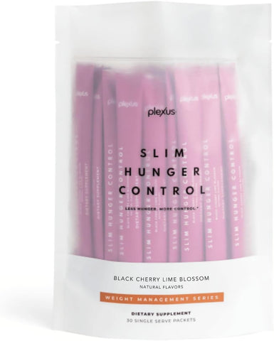Generic - Plexus Slim Controle de Fome, 30 Pacotes, Sabor Cereja Preta e Flor de Limão – Marca Plexus Slim