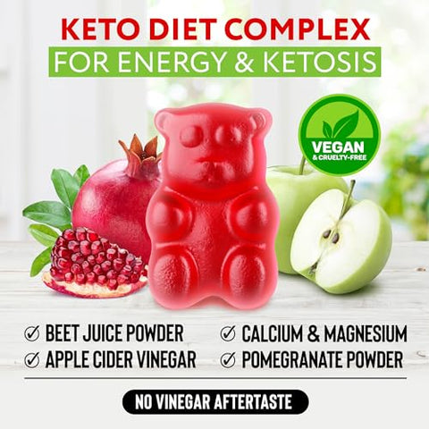 KETO BIOLOGY - Keto ACV Gummies: Perca Peso com Saborosos Gomas de Maçã e Vinagre de Maçã