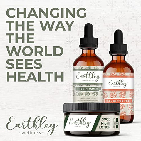 Loção Boa Noite, Loção de Magnésio, Óleo de Damasco, Manteiga de Karité, Manteiga de Manga, Cera de Candelilla, Óleo Essencial de Lavanda, Fragrância de Lavanda (180ml, Sensível) - Earthley Wellness