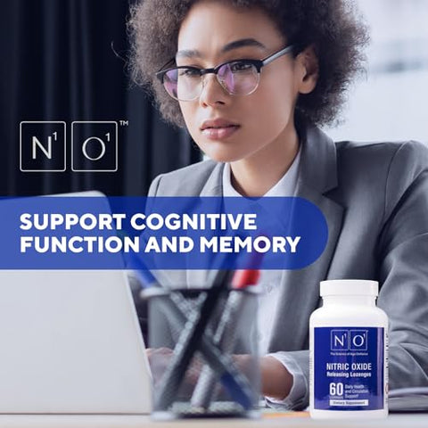 N1O1 - Suplemento de Óxido Nítrico em Pastilhas para Saúde Cardíaca, Potencializador de Óxido Nítrico para Homens | Marca: [Nome da Marca]