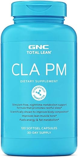 Total Lean CLA PM | Suporte ao Metabolismo Noturno para um Sono Repousante | 120 Softgels - GNC