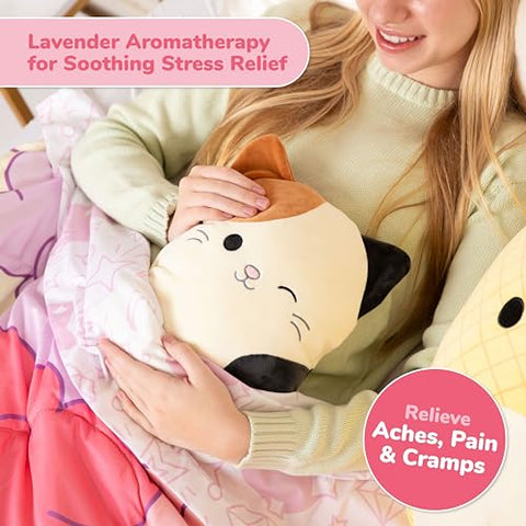 WHAT DO YOU MEME? - Aquecedor de Pelúcia Squishmallows Cam – Almofada Térmica para Cólicas by Relatable®