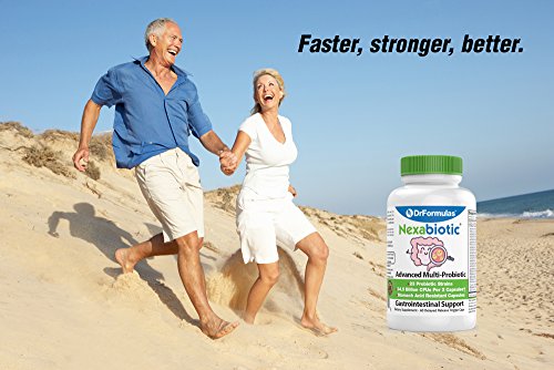 Nexabiotic 23 Multi Probiótico para Mulheres e Homens – Fórmula do Dr. com Lactobacillus Acidophilus, Bifidobacterium Infantis, Saccharomyces Boulardii, 17,25 Bilhões de UFCs - DrFormulas