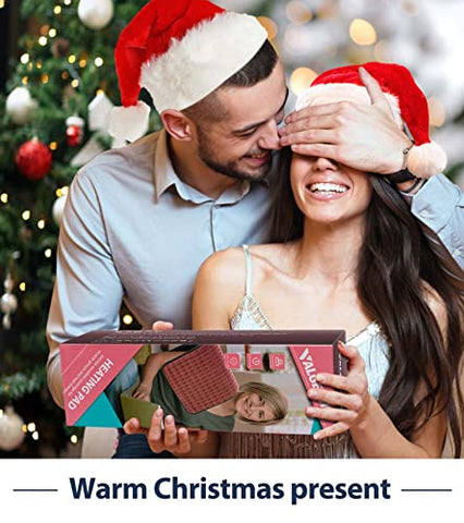 VALGELUIK - Almofada térmica para Alívio de Dor nas Costas, Pescoço, Ombros, Cólicas e Pernas, Presentes de Natal Almofadas Térmicas para Mulheres, Homens, Mãe, Pai, Desligamento Automático, Lavável em Máquina, Opções de Calor Úmido e Seco, Extra