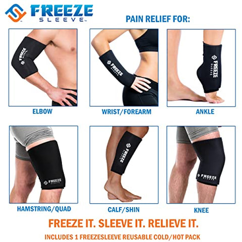 Ice: Manga de Gelo para Recuperação Muscular – Alívio Instantâneo – 100% Seguro e Eficiente – 500ml - FreezeSleeve