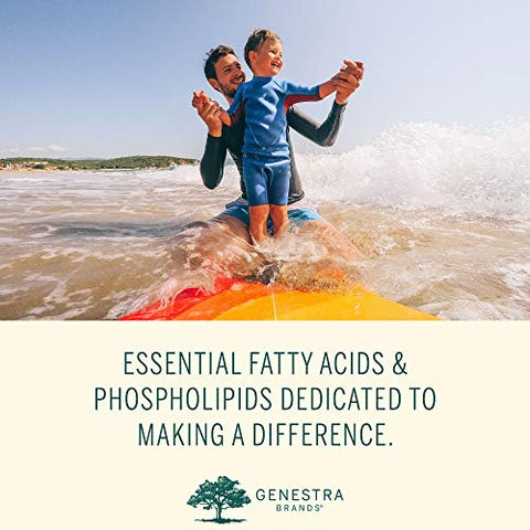 Super EFA Forte Líquido | Fórmula de Óleo de Peixe para Apoiar a Saúde Cognitiva, Cardiovascular e Articular | Sabor Natural de Laranja | 200 ml - Genestra Brands