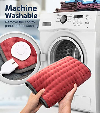 VALGELUIK - Almofada térmica para Alívio de Dor nas Costas, Pescoço, Ombros, Cólicas e Pernas, Presentes de Natal Almofadas Térmicas para Mulheres, Homens, Mãe, Pai, Desligamento Automático, Lavável em Máquina, Opções de Calor Úmido e Seco, Extra