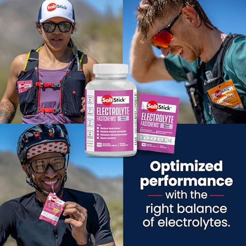 FastChews – Tabletes de Eletrólitos Mastigáveis de Mixed Berry – Tabletes de Sal para Corredores, Mastigáveis de Eletrólitos para Hidratação – 120 Unidades - SaltStick