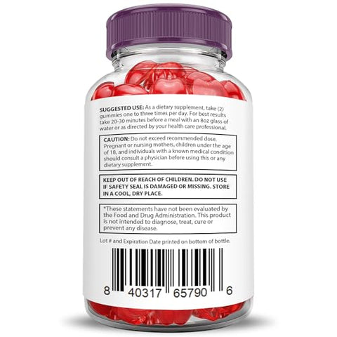 Justified Laboratories - (2 Pacotes) Gomas de Proteína Proton Keto ACV Extreme 2000MG – Gomas de Proton Keto de Vinagre de Maçã Formuladas com Suco de Romã e Beterraba em Pó B12 Vegan Non GMO 120 Gomas