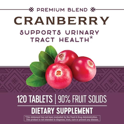 Nature's Way - Nature’s Way Premium Blend Cranberry 90% Frutas Sólidas 120 Unidades – Compre Agora!