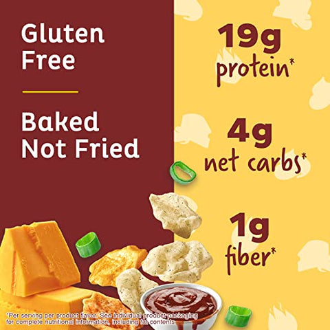 Pacote Variado de Chips de Proteína Quest Nutrition, Sabor Churrasco e Cheddar – Embalagem com Diversas Opções