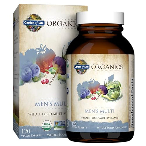 Organics – Kit Multivitamínico para Homens 120 Comprimidos e Mulheres 40+ 120 Comprimidos | Saúde e Bem-Estar - Garden of Life