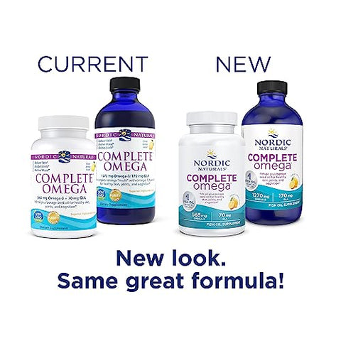 Complete Omega – Sabor Limão – 473 ml – 1270 mg Ômega-3 – EPA - Nordic Naturals