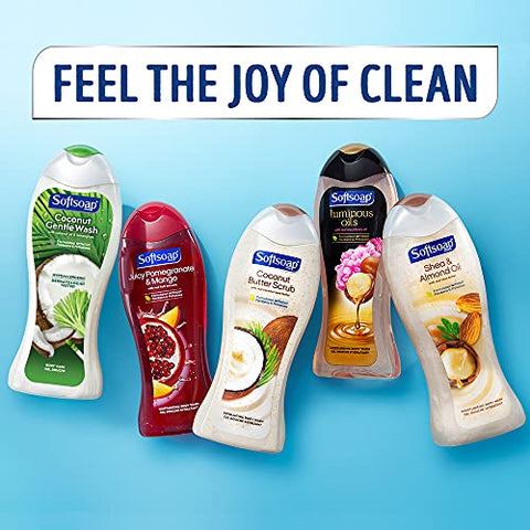 Colgate - Softsoap Sabonete Líquido Hidratante, Baunilha e Óleo de Jojoba – 20 ml (4 Pacotes)