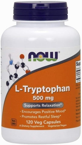 NOW Foods - Now Foods L-triptofano 500mg, Cápsulas Vegetais, 240 Unidades