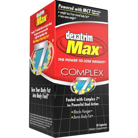 Dexatrim Max Complex-7 | Perca Peso | Fórmula Avançada | 60 Cápsulas - ILIOS