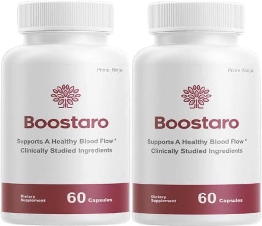 Generic - Boos-Taro ED Pills – Aumento do Fluxo Sanguíneo – Força Máxima – 2 Frascos – EUA