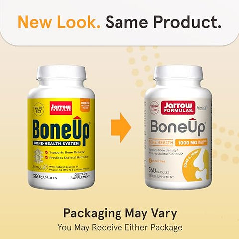 BoneUp – 360 Cápsulas – 180 Porções – Suporte Ósseo – Comprar Online - Jarrow Formulas