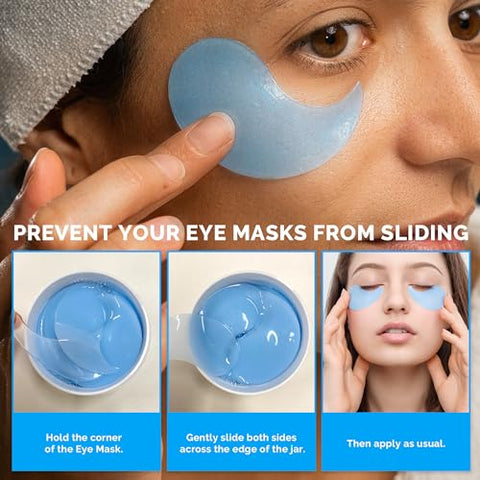 Patches para Olheiras: 30 Pares Máscara de Gel para Olhos com Retinol e Colágeno – Reduz Rugas e Inchaço - Enaskin Naturals
