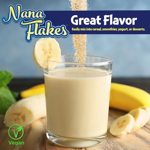 Nutritional Designs - Nana Flakes: Pó Alimentar Médico de Banana Pura 100% – Reduza a Ingestão de Gordura