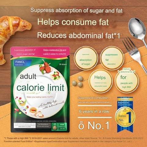 Generic - Limite Calórico para Adultos, Aprox. 90 Porções, 270 Comprimidos – Marca do Produto