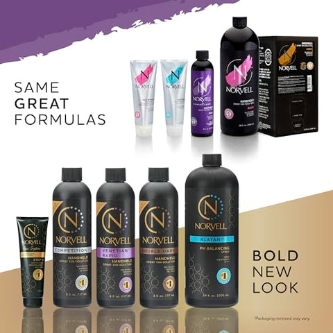 Venetian Autobronzeador Gradual Hidratante, 250ml – Loção Autobronzeadora com Tons Violeta e Marrom, Bronzeado Falso com Bronzers Instantâneos - Norvell