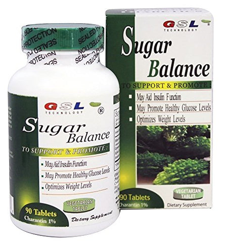 Sugar Balance | Suplementos para Equilíbrio de Açúcar (2 Frascos) | 90 Comprimidos/Frasco (Total de 120 Unidades) | TECH Sugar Balance | Fabricado nos EUA - GSL