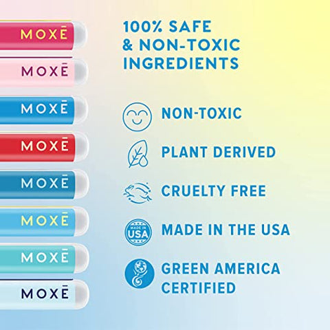 MOXE - MOXĒ Bundle Inalador Nasal, 8 Misturas de Óleos Essenciais, Varetas de Aromaterapia, Aquecedor