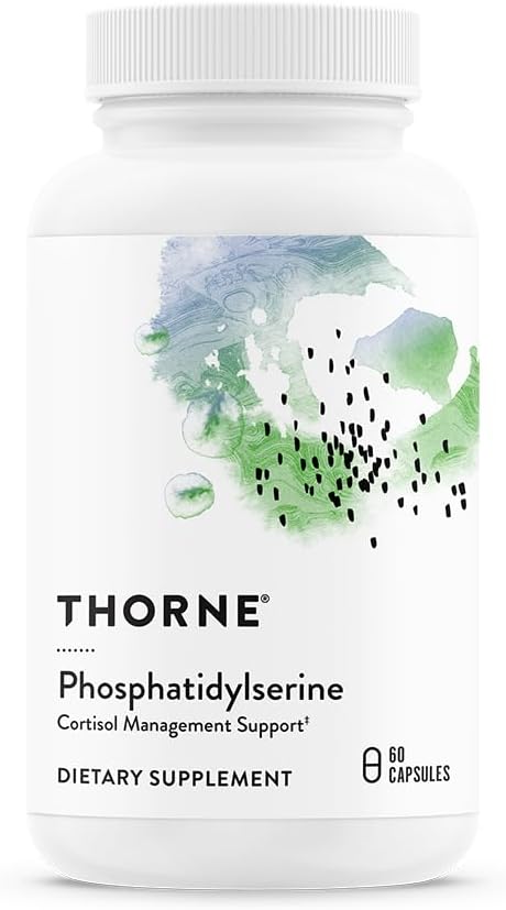 Phosphatidylserine – Suporte para Gerenciamento de Cortisol – Suplemento Isolado de Fosfatidilserina para Apoiar a Função Cerebral – 60 Cápsulas – 60 Porções - THORNE
