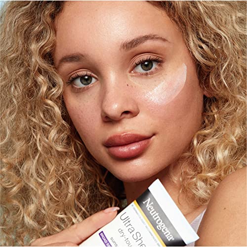 Protetor Solar Neutrogena Ultra Sheer Dry-Touch FPS 30, Proteção UVA/UVB, Livre de Oxybenzone, Resistente à Água, Não Comedogênico, Não Oleoso, Tamanho Viagem, 90 ml
