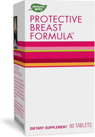Nature's Way - Nature’s Way Fórmula Protetora para os Seios, Suporte à Saúde dos Seios* com BR-DIM, Extrato de Chá Verde, Extrato de Cúrcuma e Vitamina D3, 60 Comprimidos