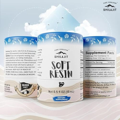 Pure Himalayan Shilajit - Himalayan Shilajit Puro – Resina Macia Grau A do Himalaia, Energia – 100% Natural e Autêntico