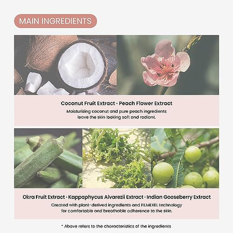 Essência TIRTIR Mask Fit Tone Up | Hidratante com Cor, Base 3 em 1, Efeito Pele de Vidro, Hidratação Profunda, Longa Duração, Cobertura Natural, Leve, Look Sem Maquiagem, 30ml