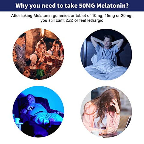 NEVISS - Melatonina 50 mg para Adultos – Dissolução Rápida