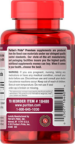 Puritan's Pride - Puritan’s Pride Lycopene 40 mg – Suporte para Saúde da Próstata e do Coração, Propriedades Antioxidantes, 60 Softgels de Liberação Rápida