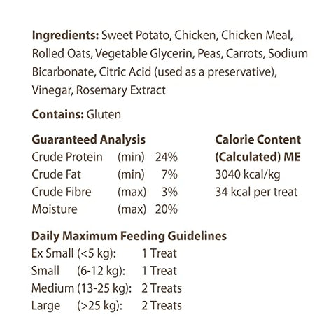 Cookies Proteicos Sabor Torta de Frango, 270g (Embalagem do Produto Pode Variar) - Caledon Farms