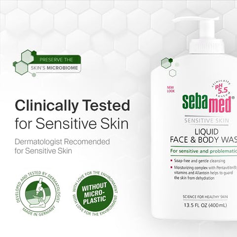 SEBAMED - Sebamed Líquido Facial – Limpeza Suave e Hidratação Profunda – 200ml