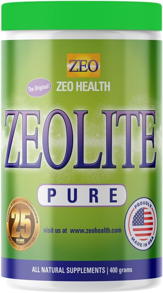 Zeo Health - Zeolite Pure | Desintoxicação Completa do Corpo | Seguro, Suave | Limpeza Detox Corporal | 100% Natural | Marca Zeolite Pure