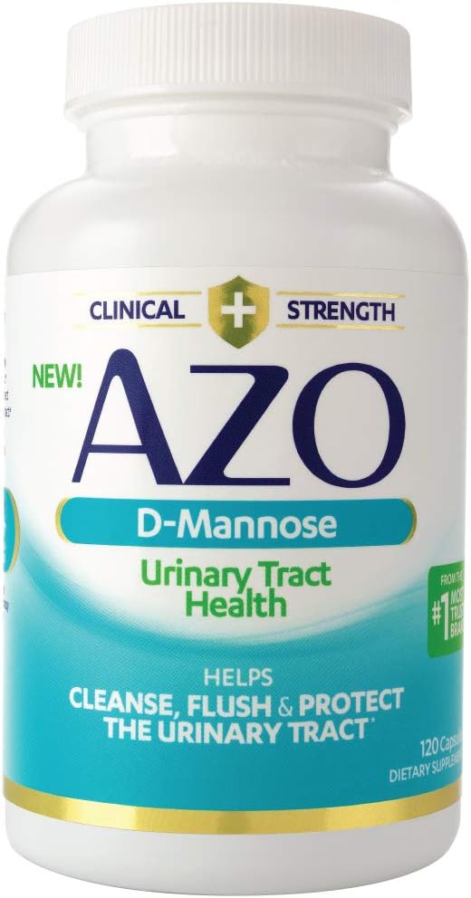 D Mannose Saúde do Trato Urinário, Limpeza, Desintoxicação – 60 cápsulas - AZO