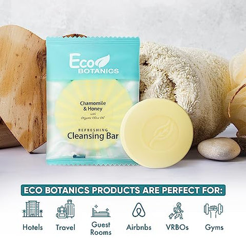Sabonete em Barra de Limpeza Eco Botanics Tamanho Viagem 15 ml (Caixa com 100 unidades)