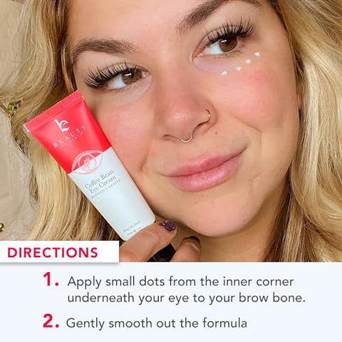 Creme para os Olhos com Cafeína Beauty by Earth para Reduzir Inchaço – 15g