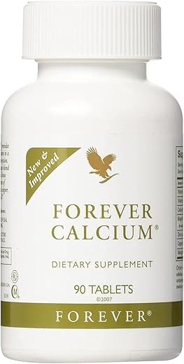 Forever Living Products - Forever Living – Forever Calcium® – Suporte Ótimo à Saúde Óssea – Sem Glúten – Mistura de Malato de Di-Cálcio, Vitamina D, Magnésio e Zinco – 120 Comprimidos