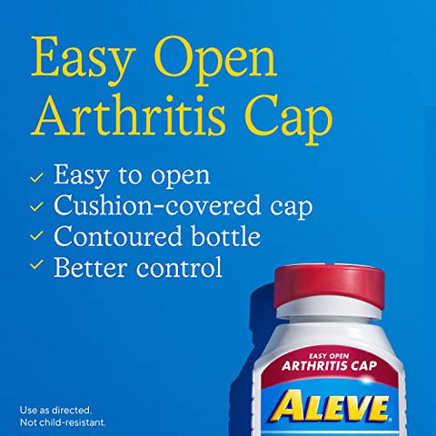 Gelcaps – Alívio da Dor da Artrite, 160 Cápsulas – Naproxeno Sódico - Aleve