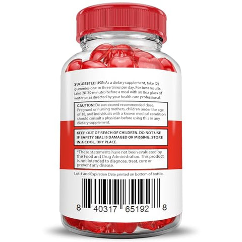 Justified Laboratories - (2 Pacotes) Gomas Rapid Lean Keto ACV Fórmula Avançada 1000MG Rapid Lean Keto Gomas Vinagre de Maçã Formulado com Romã e Beterraba em Pó B12 Vegano Não GMO 120 Gomas