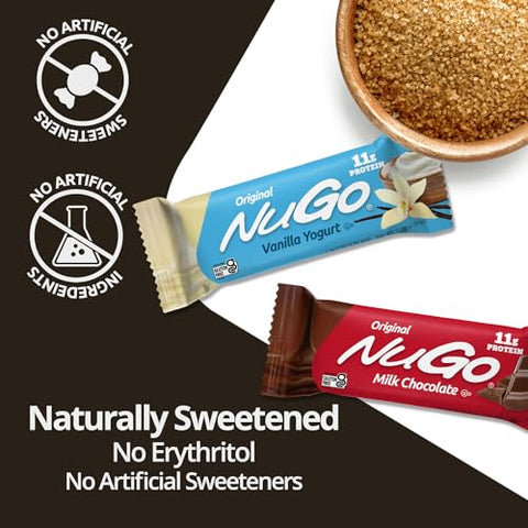 Barra de Proteína Café, 11g Proteína, Sem Glúten, 15 Unidades - NuGo