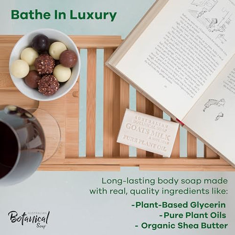Australian Botanical Soap - Sabonete Botânico Australiano, Sabonetes de Óleo de Plantas Pura, Kit com 8 Barras de Sabonete | 187g Barras de Sabonete com Ingredientes Naturais | Todos os Tipos de Pele | Mulheres