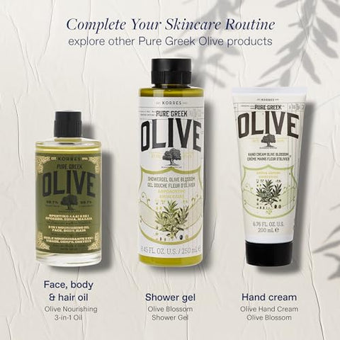 Óleo Nutritivo 3 em 1 KORRES Olive, 100ml – Cuidados com a Pele